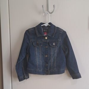 The Children's Place Girls' Dark Blue Denim Jacket
